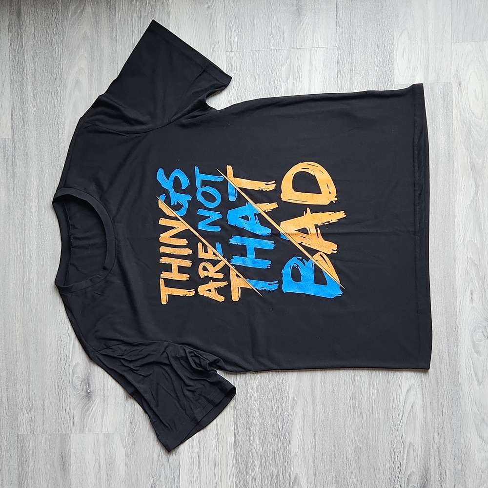 Brand new, graphic t shirt size small black color